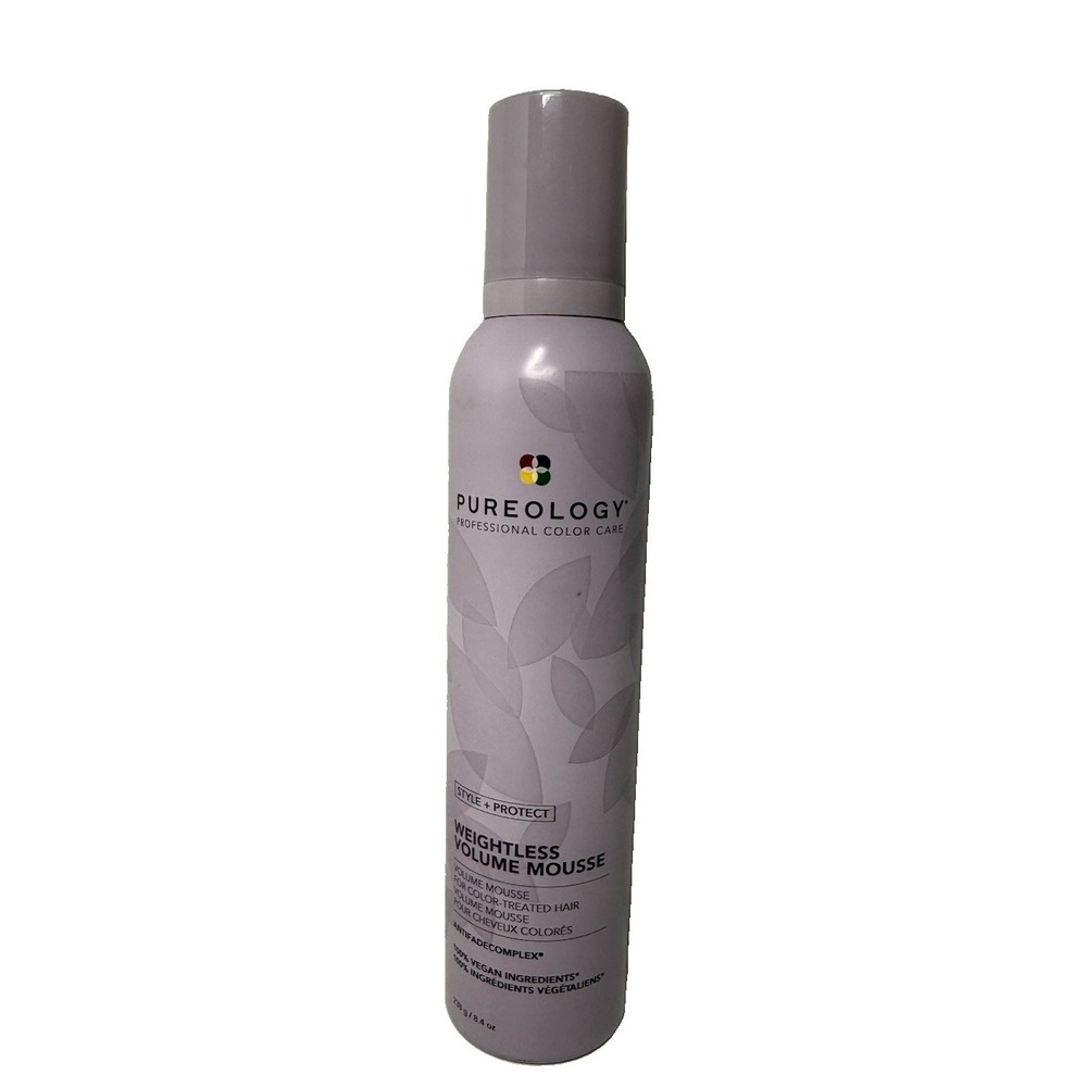 New Pureology Style + Protect Weightless Volume Mousse 8.4 oz
